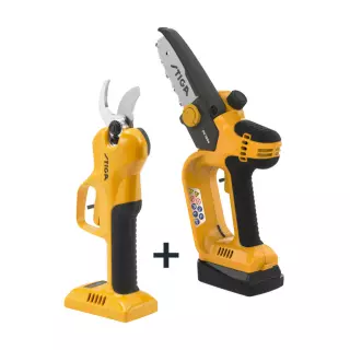 Pilarka + sekator akumulatorowe SP 100e 2.0 Ah